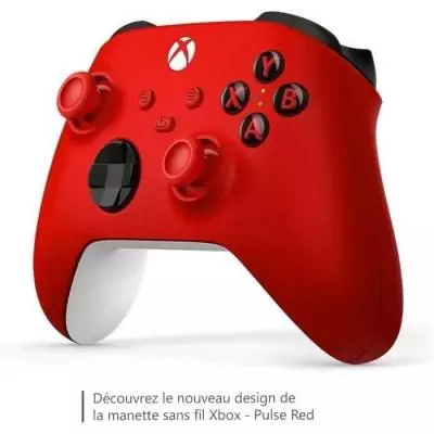 Manette de jeu - Xbox - Sans fil - Rouge