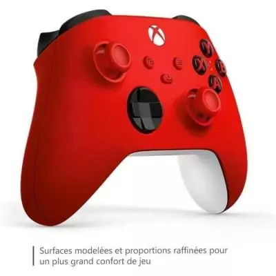 Manette de jeu - Xbox - Sans fil - Rouge