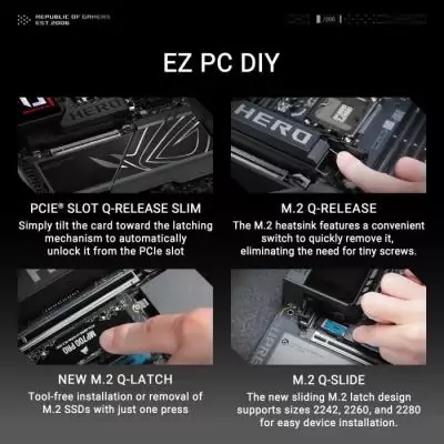 Carte mère ASUS MAXIMUS Z890 HERO : DDR5, PCIe 4.0, USB 3.2