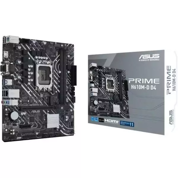 Carte mere - ASUS - PRIME H610M-D D4 - Intel H610 LGA 1700 micro ATX