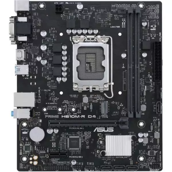 Carte mere - ASUS - PRIME H610M-R D4 - Intel H610 LGA 1700 micro ATX