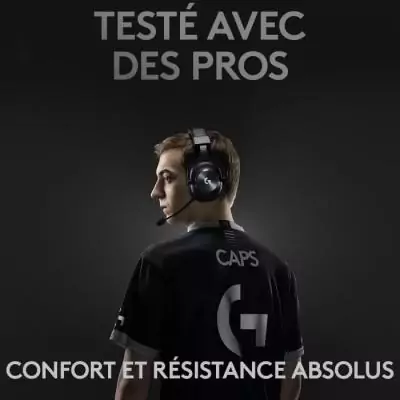 Casque gamer sans fil Logitech G Pro X Bluetooth PC - Noir