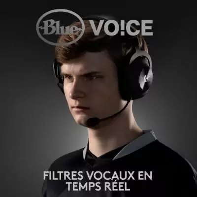 Casque gamer sans fil Logitech G Pro X Bluetooth PC - Noir