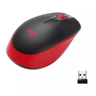 Souris Logitech M190 Rouge sans Fil - Idéale pour le Travail à Distance Souris Logitech M190 Rouge sans Fil - Idéale pour le Travail à Distance