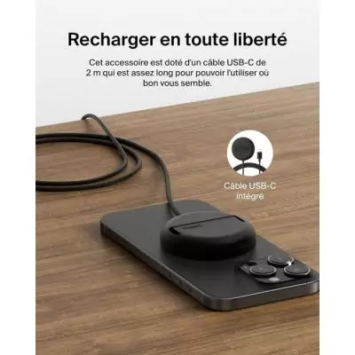 Pad de recharge - BELKIN - USB-C - 15 W - Noir Pad de recharge - BELKIN - USB-C - 15 W - Noir
