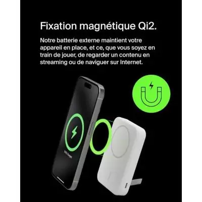 Batterie externe magnétique - BELKIN - Blanc