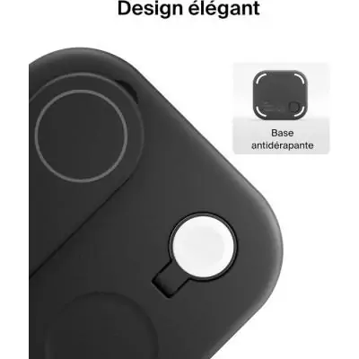 Socle de recharge sans fil BELKIN Qi2 - 3-en-1 - Noir